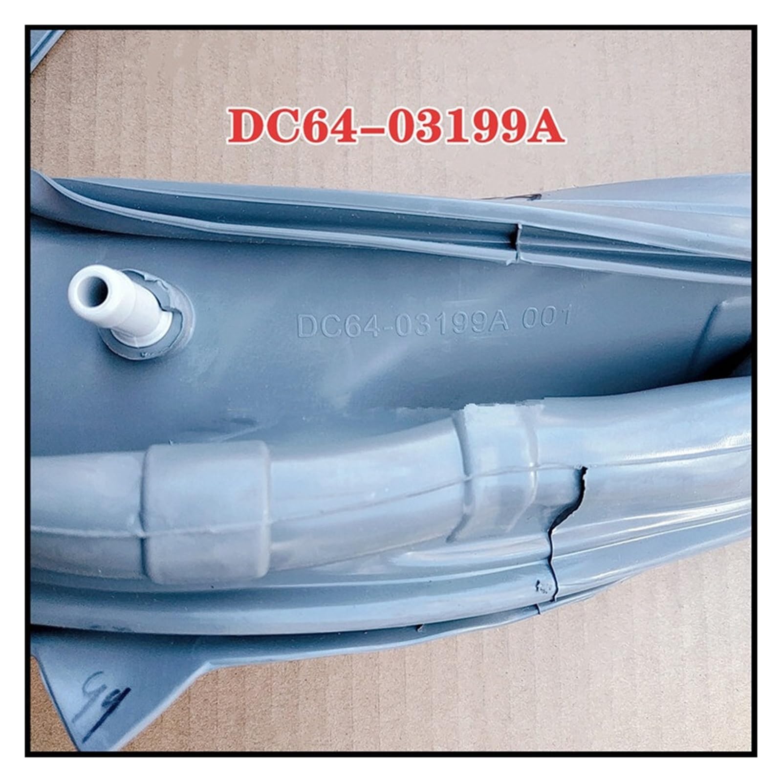 Compatibile Con Samsung, Lavatrice DC64-03199A Anello Di Tenuta In Gomma Con Guarnizione for Porta Sostituire