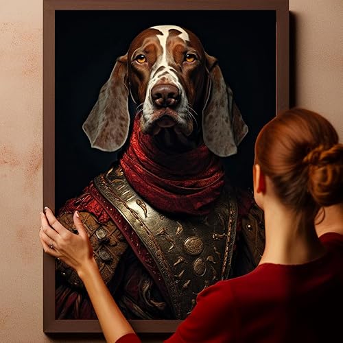 Miniatura 653 de Thuan Chow Chow Retrato de mascota con disfraz real de perro en un disfraz retrato de perro con vestimenta Retrato medieval de mascota retrato