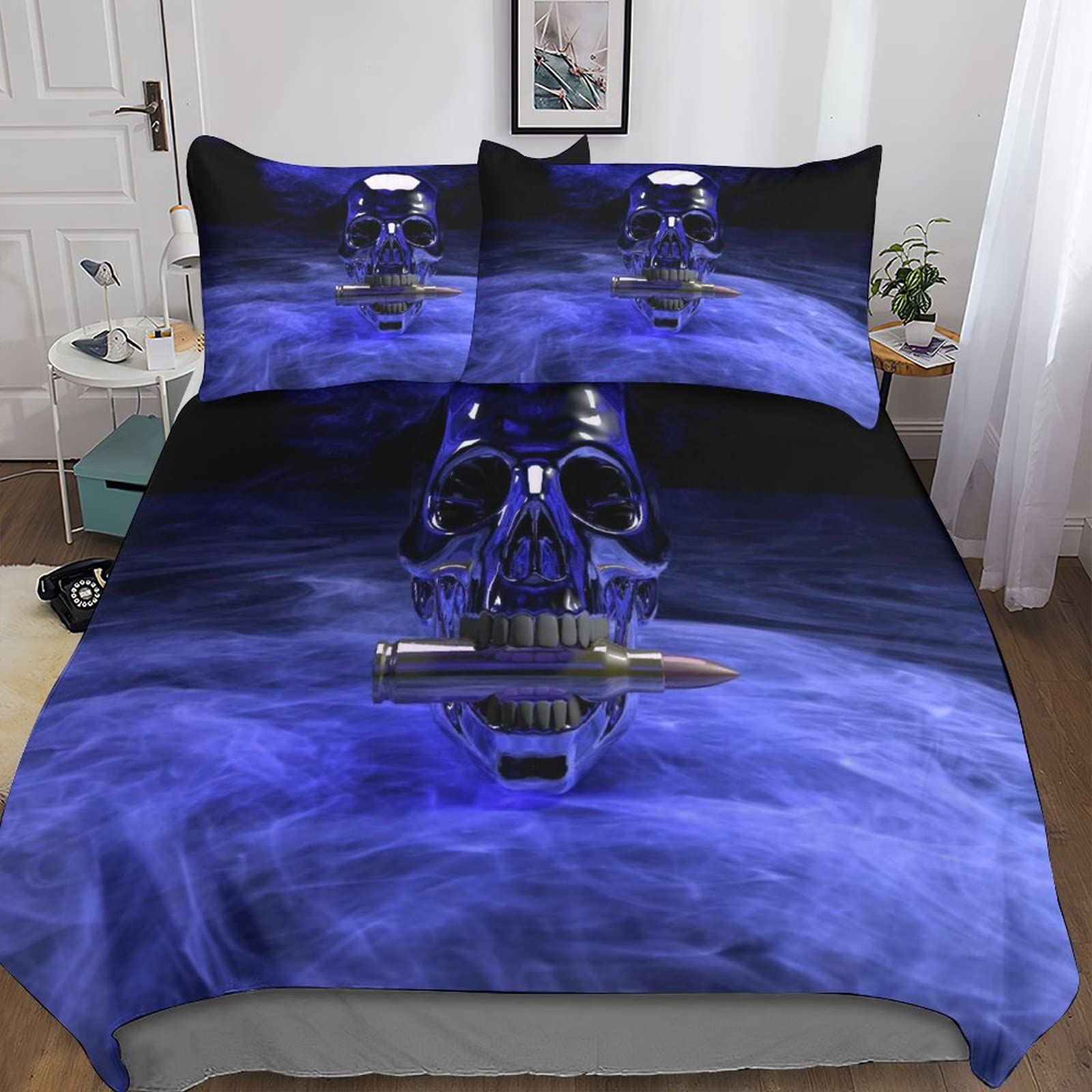Housse de couette Galactic Skull pour transformer la chambre des garçons et ados