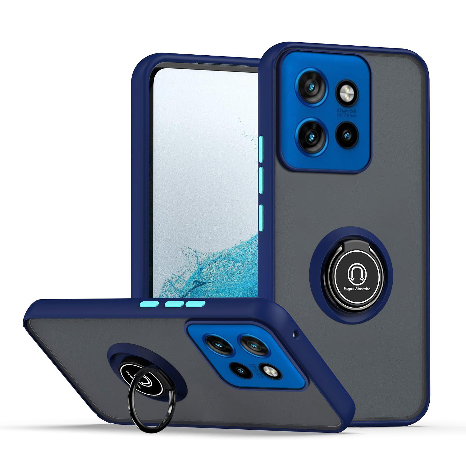 XINYEXIN Cover Per Motorola Edge 50 Neo, Traslucida Custodia