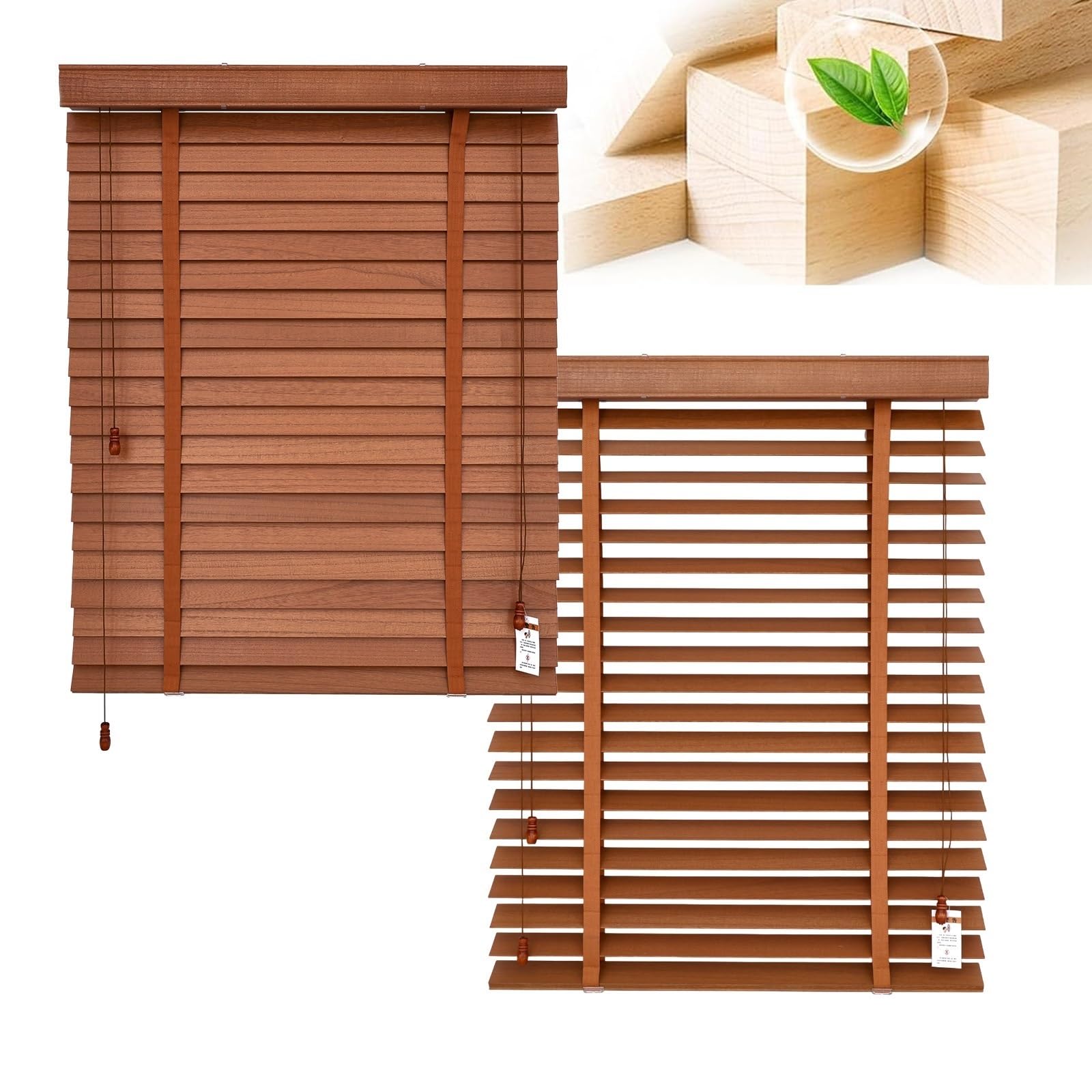 Persiana veneciana de madera: estores para dar un toque cálido y natural al balcón