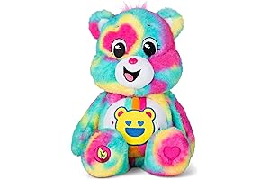 Care Bears Plush: Good Vibes Bear Tie-Dye Multicolor