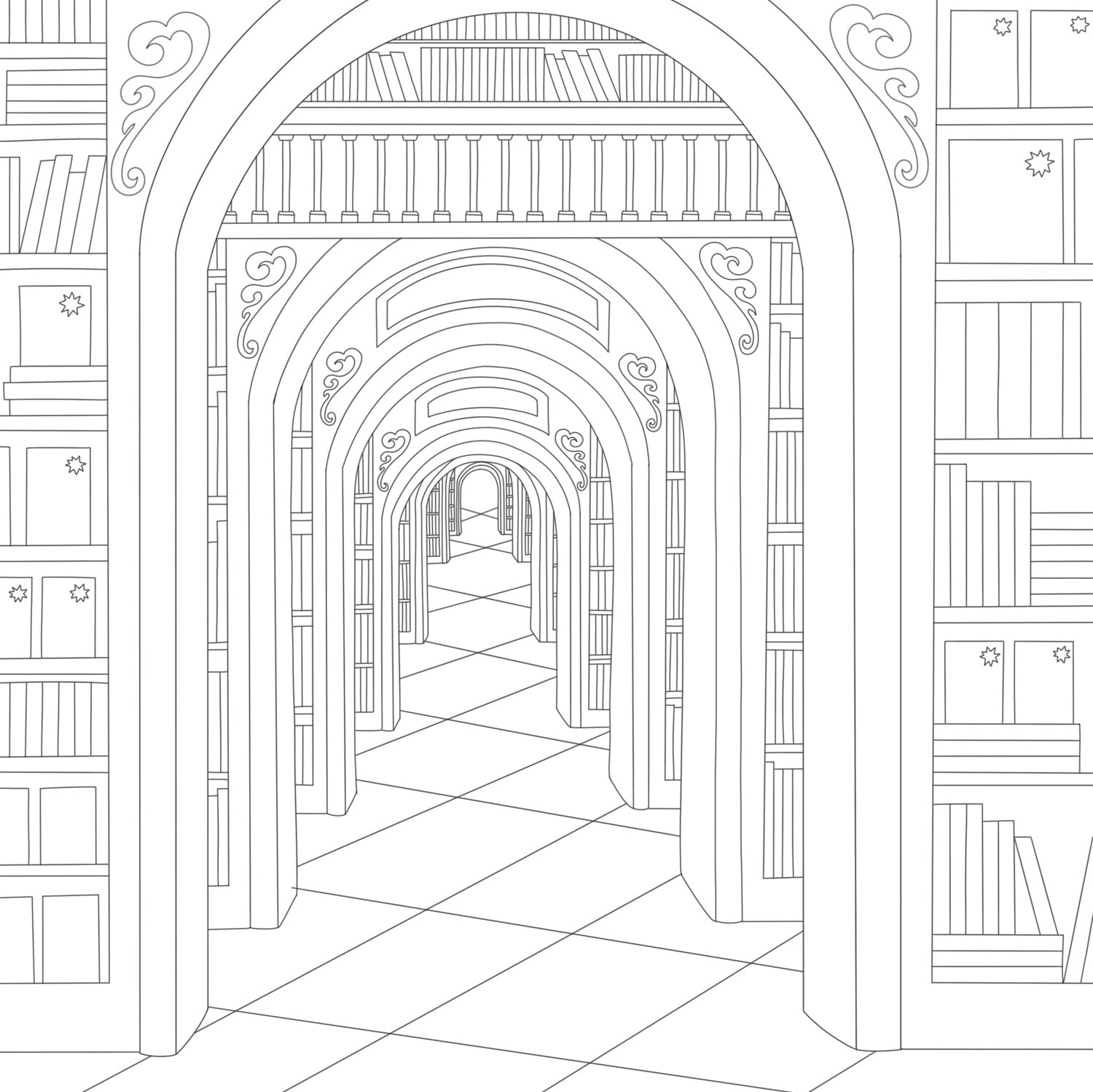 Cozy Bookshops: Colouring Book: For fans of Coco Wyo, colour your way to relaxation with charming scenes of bookstore bliss