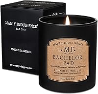 Vista 53 de Manly Indulgence After Hours - Velas perfumadas para hombres, 16.5 onzas, una sola mecha, cera de mezcla de soja premium, 60 horas de combustión