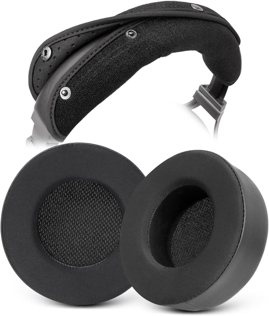 Cooling Gel Replacement Ear Pads Cushion and Headband Cover for Corsair Virtuoso RGB Wireless SE XT Gaming Headset, Headphones Protector, Easy Installation, Premium Material & Black