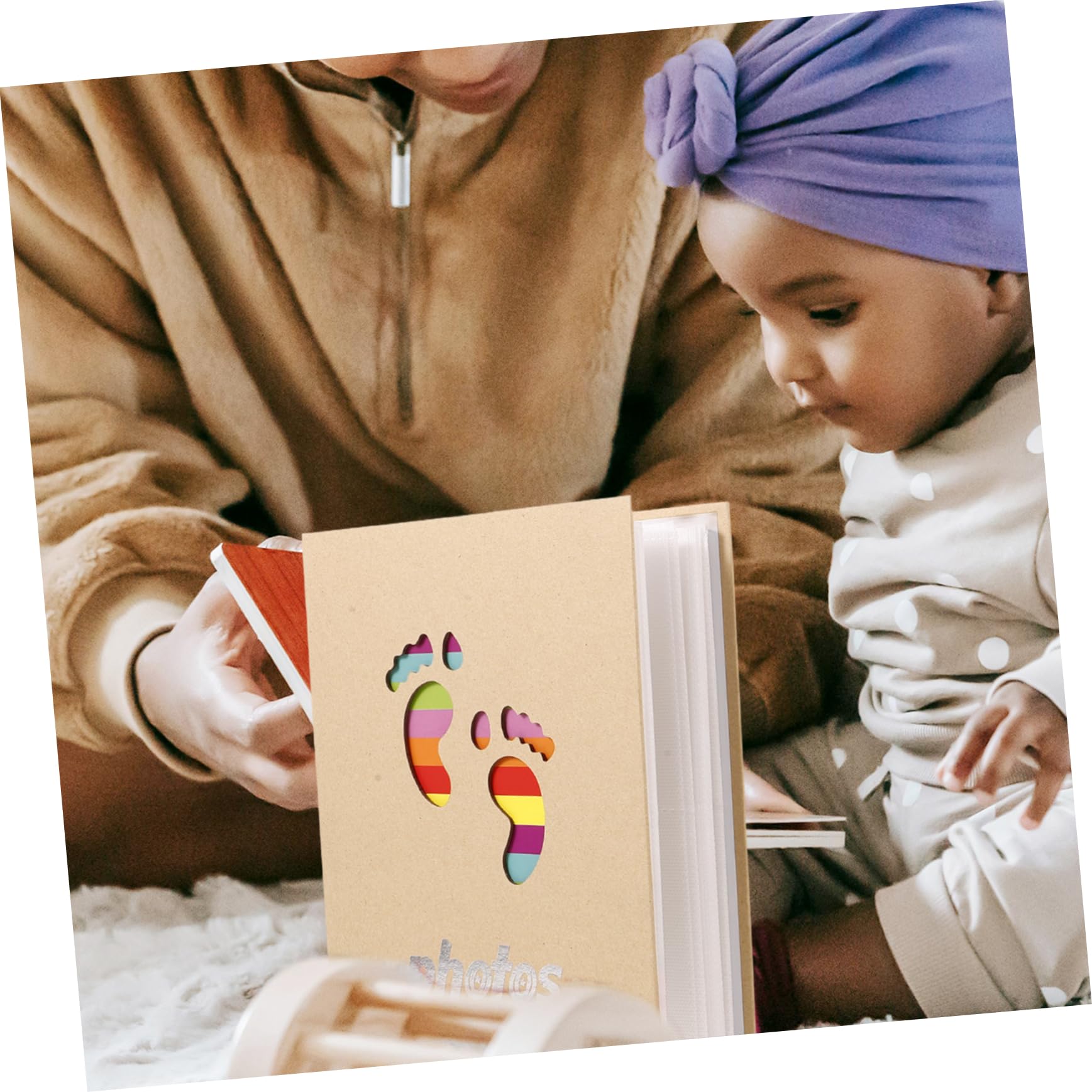 Cabilock 6piezas Álbum De Fotos Para Bebés Conjunto De Álbum Portátil Para Recuerdos Infantiles Para Fotos De Recién Nacidos y Celebraciones Familiares