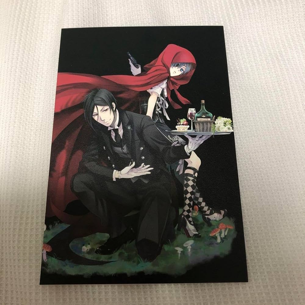 Amazon | 黒執事 赤ずきん ポストカード＆クリアしおり | ポスト