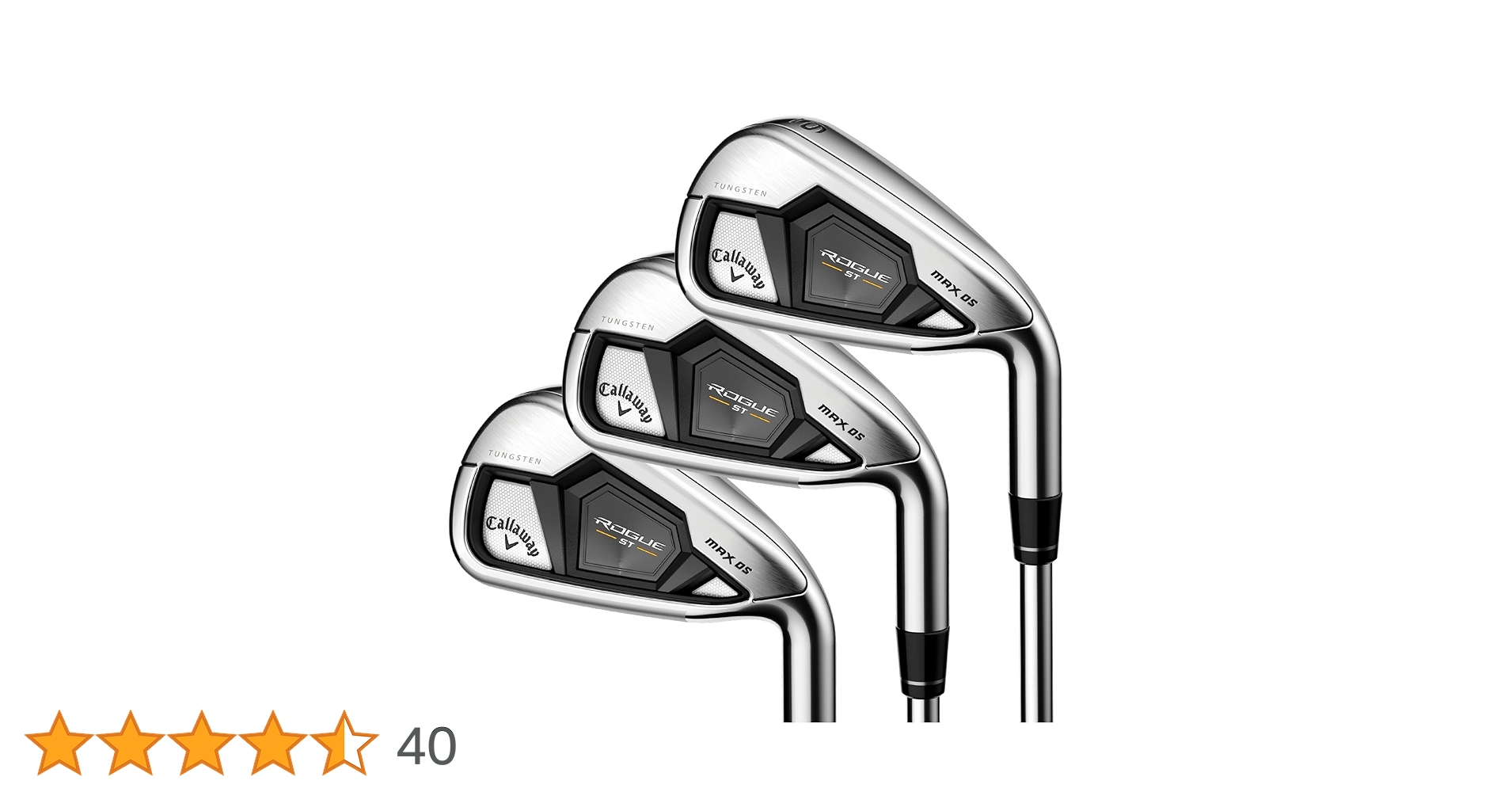 Callaway Golf Rogue ST Max OS Iron Set (Right Hand, Steel