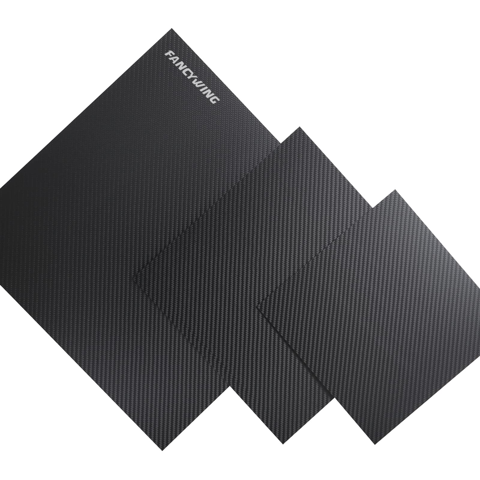 240X240X1.0MM 1.5MM 2.0MM 2.5MM 3.0MM 3.5MM 4.0MM 5.0MM 6.0MM 100% 3K Carbon Fiber Laminate Plate Matt Surface Twill Weave Panel Sheet 4.0MM Thickness(Matte Finish)