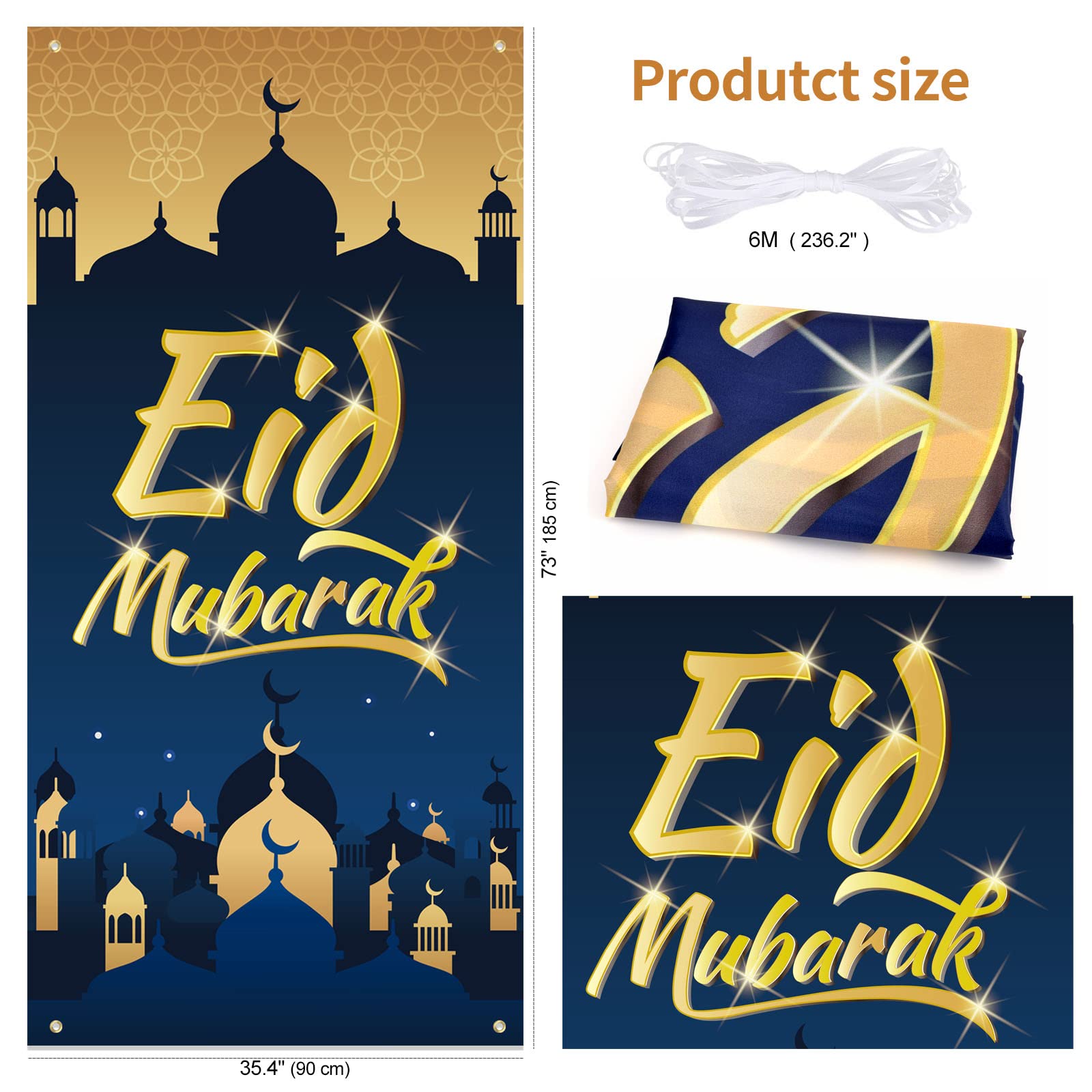 Eid Fond Eid Mubarak Ramadan Kareem Toile De Fond Islam Musulman Fête Fournitures Ramadan