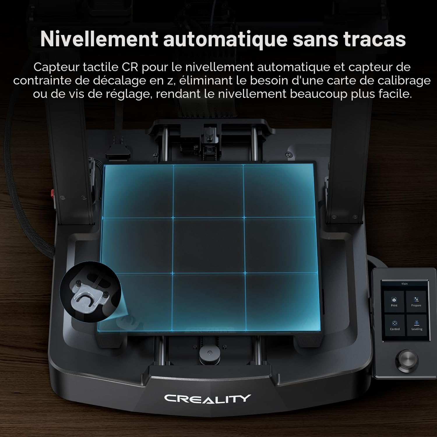 Creality Ender-3 V3 SE Imprimante 3D - Imprimante 3D d'entrée de Gamme avec nivellement Automatique Sprite Direct Extruder, Vitesse d'impression 250 mm/s, 220 × 220 × 250 mm Espace de Construction