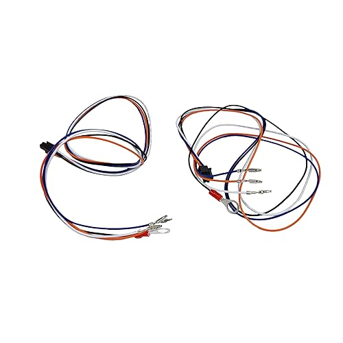 Miniatura 2 de Arnés de cables de cableado para espejos de remolque para Chevrolet Chevy Silverado GMC Sierra 1500 2500 HD 2014-2018; actuador de botón, negro, 12