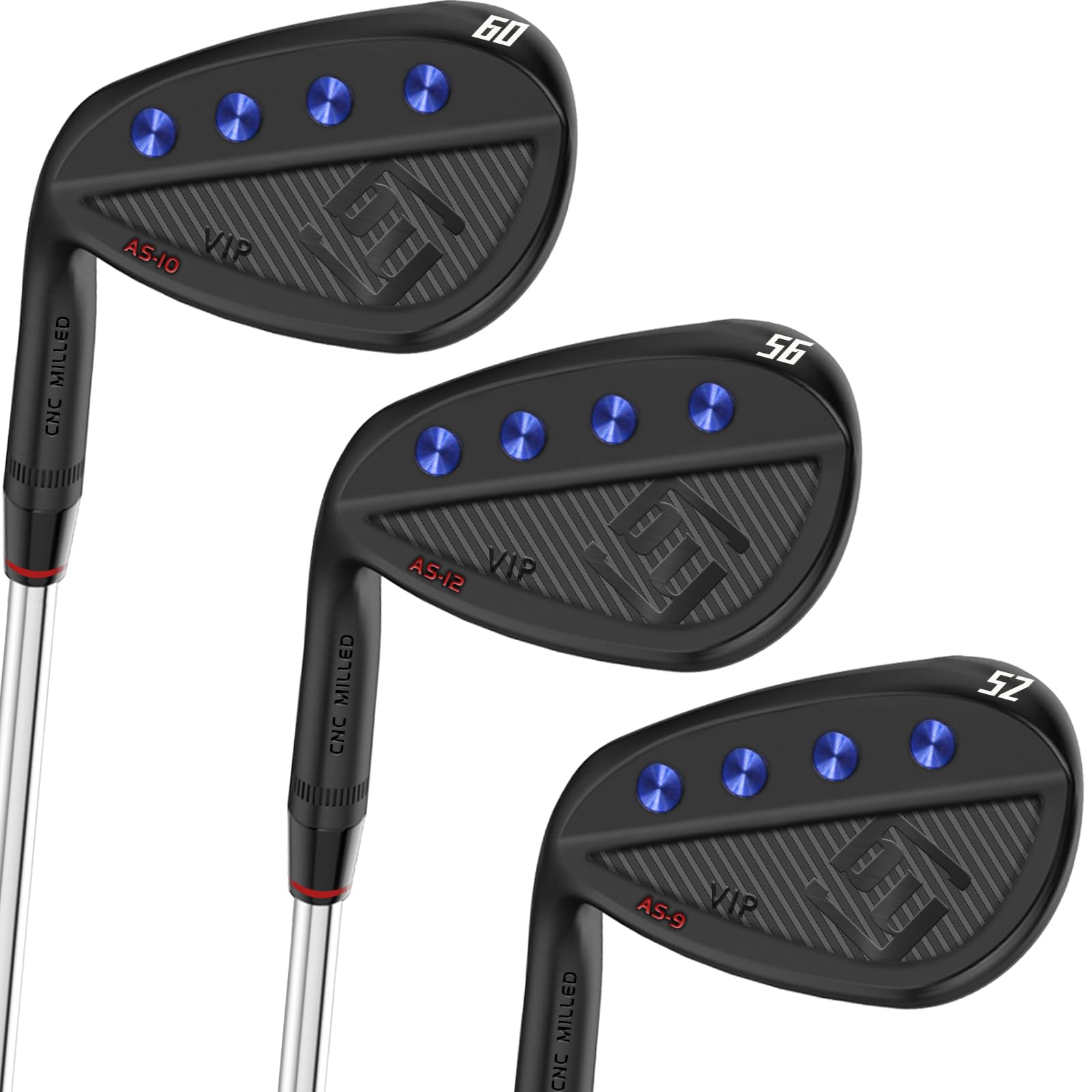 Yamato Left Handed Golf Wedge Set: 52, 56, 60, 72 Degree Forged