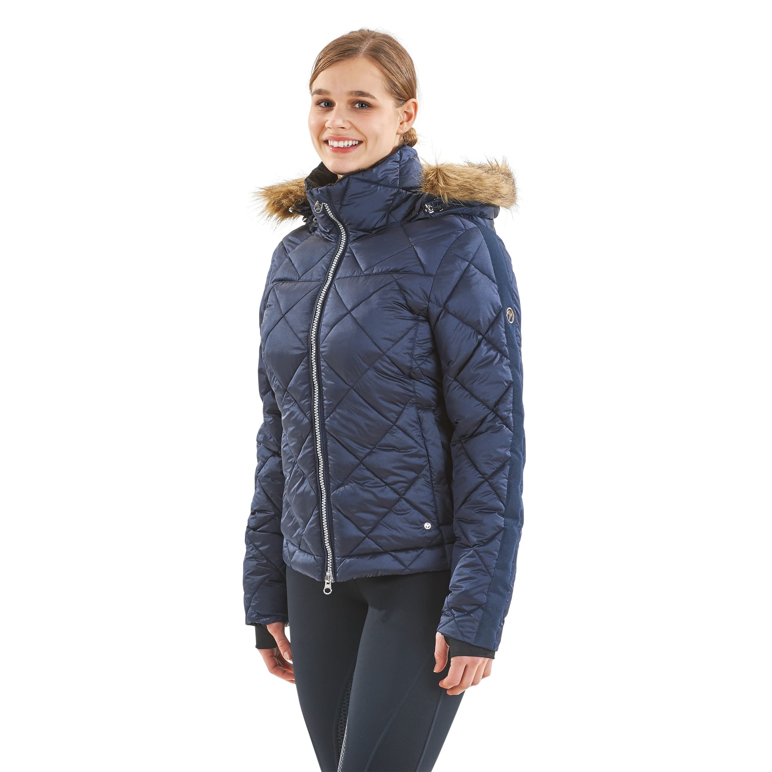 Busse - Giacca invernale da equitazione Briana Navy