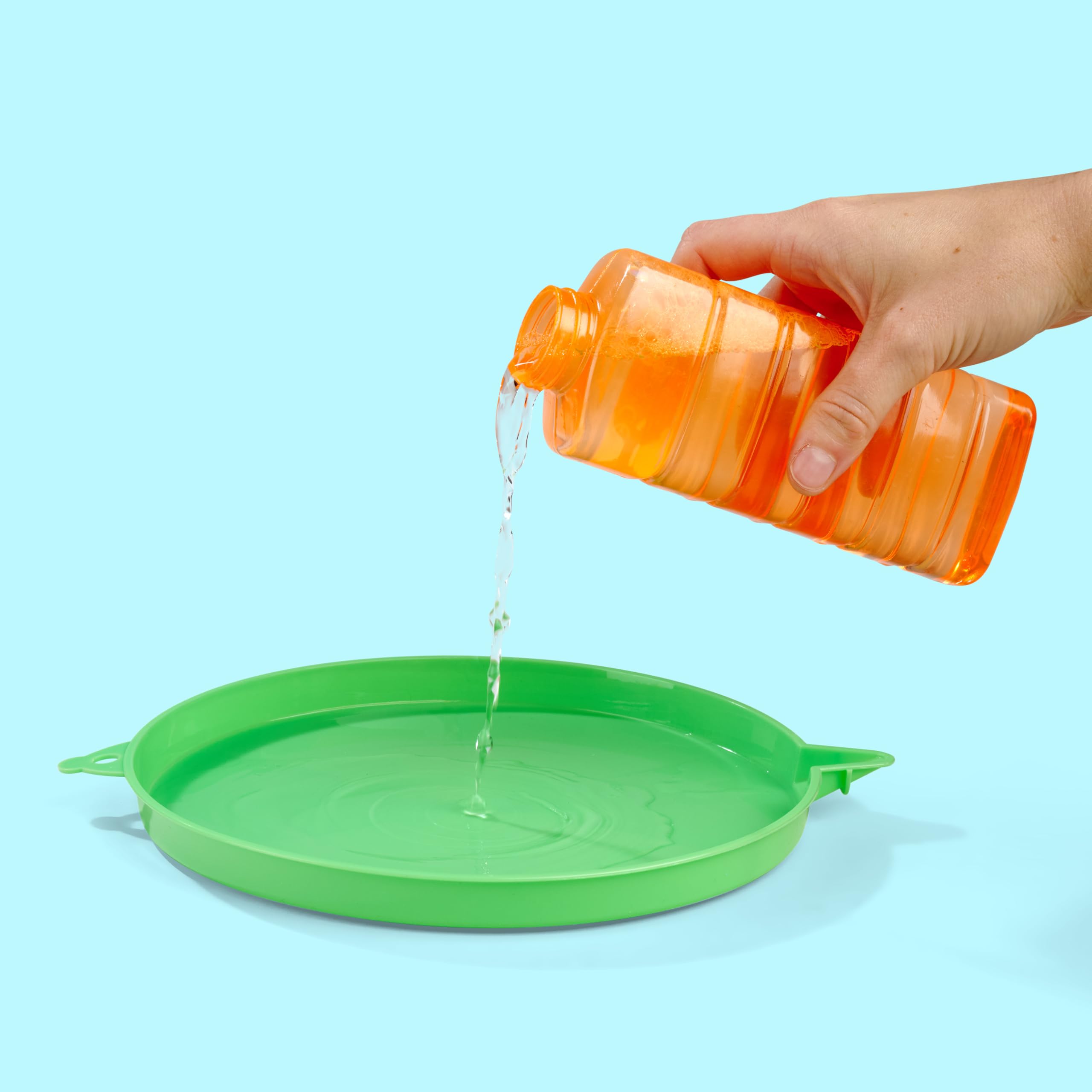 SIMBA 107286191 Bubble Fun zestaw ogromnych baniek mydlanych, 2 pierścienie śr.: 18 cm, ług, 250 ml, od 3 lat