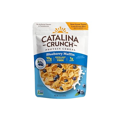 Catalina Crunch Protein Cereal - Sugar Free Breakfast Cereal with 11g of Protein - Gluten Free - Fruity - 8 oz. Bag (Pack of 1)