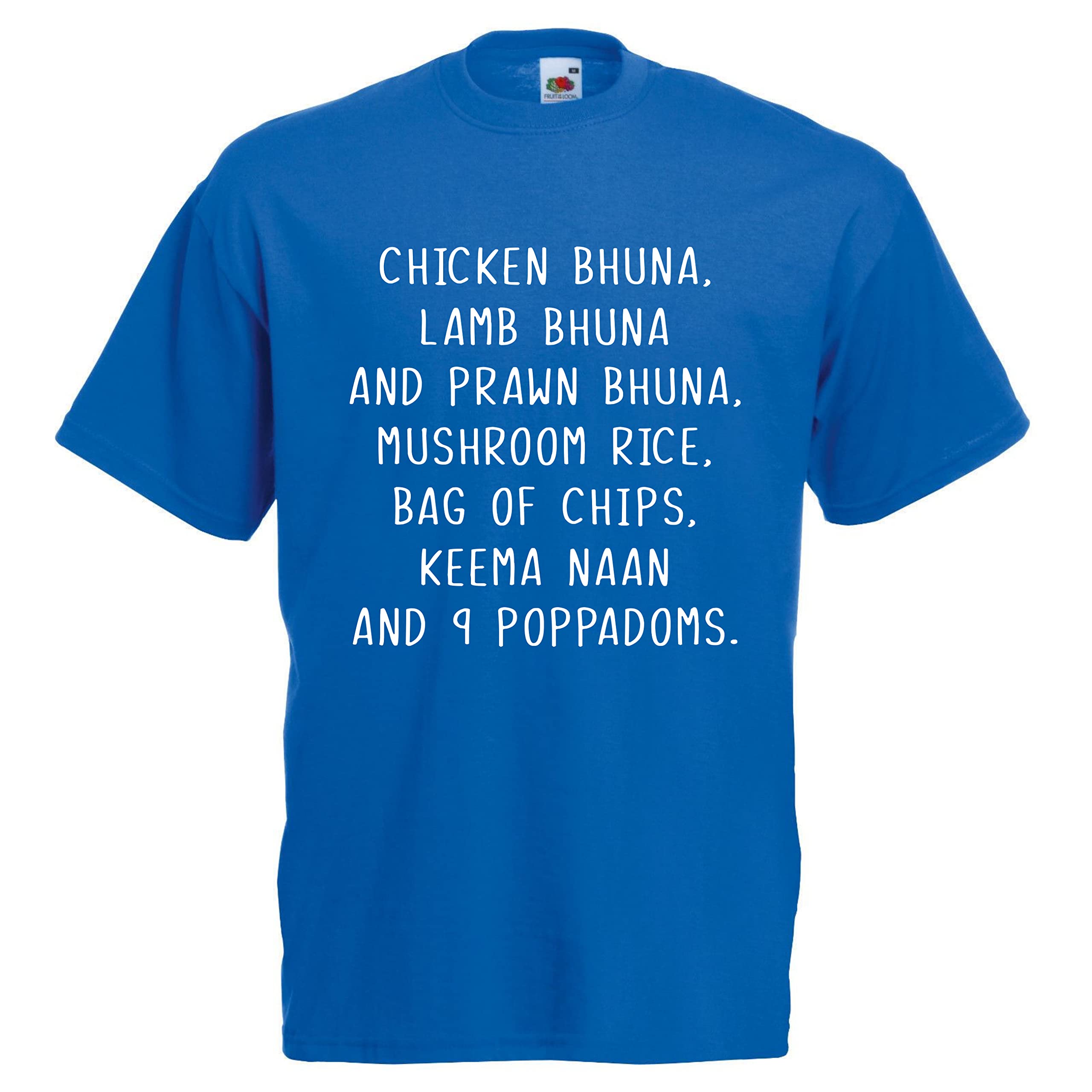 Smithy Curry Indian List bhuna Gavin and Stacey Nessa Wales Welsh Mens Premium Funny Tshirt top Novelty Gift Present dad Husband boy Blue