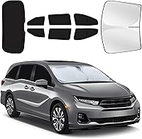 Vista 44 de Parasoles para ventanas de auto para bebé, 4 unidades de 20 x 12 pulgadas, adherencia estática, cubiertas para ventanas laterales, frontales