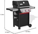Weber SPIRIT 3-Burner Grill E-325 Liquid Propane Black
