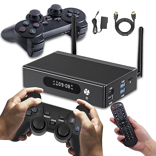 Super Console X3 Pro - Consola de juegos retro preintegrada para más de 50000 juegos, sistema de video multimedia de 8K, Ethernet de 1000 M, WIFI6