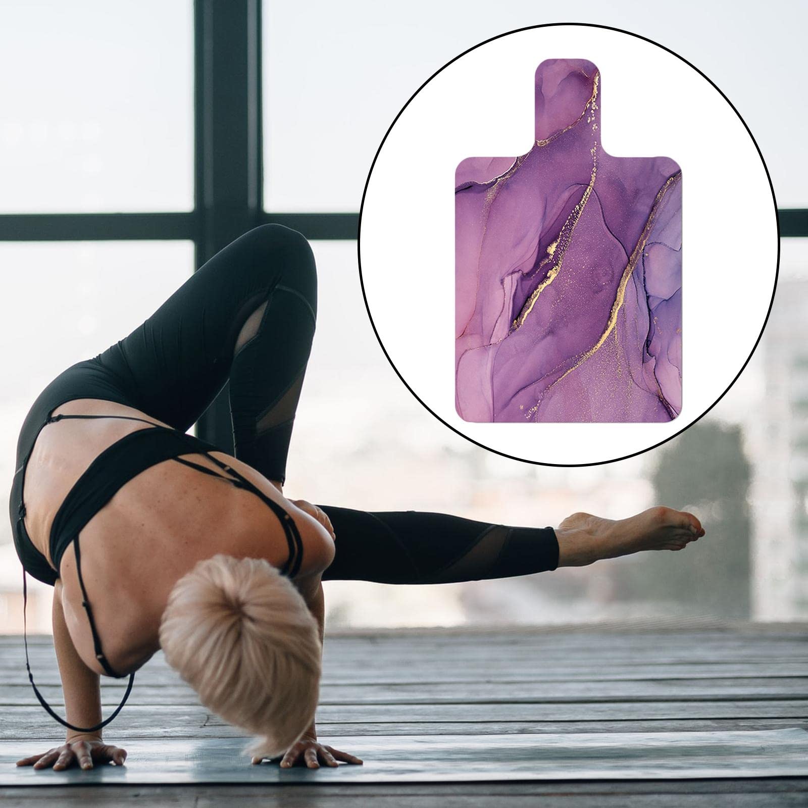 Serviette De Yoga Antidérapante Microfibre - Absorbante, Séchage Rapide - Pour Yoga Chaud, Pilates, Gym - Taille 183x61 Cm