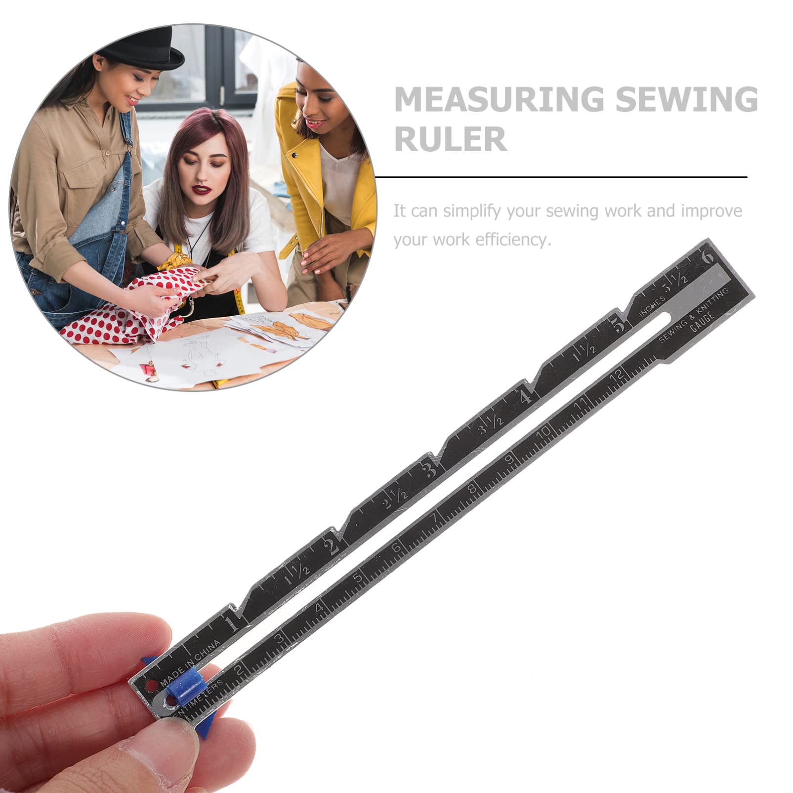 48pezzi Righello Scorrevole Per e Patchwork Ruler Per Scale Millimetri e Strumento Per e Appassionati