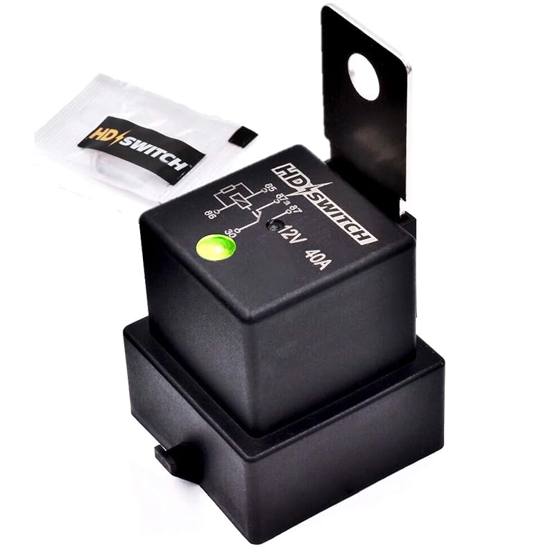 Módulo de relé à prova d’água HD Switch VF4-55F11-S01 12 V 40 A com LED para Tyco – 1 unidade