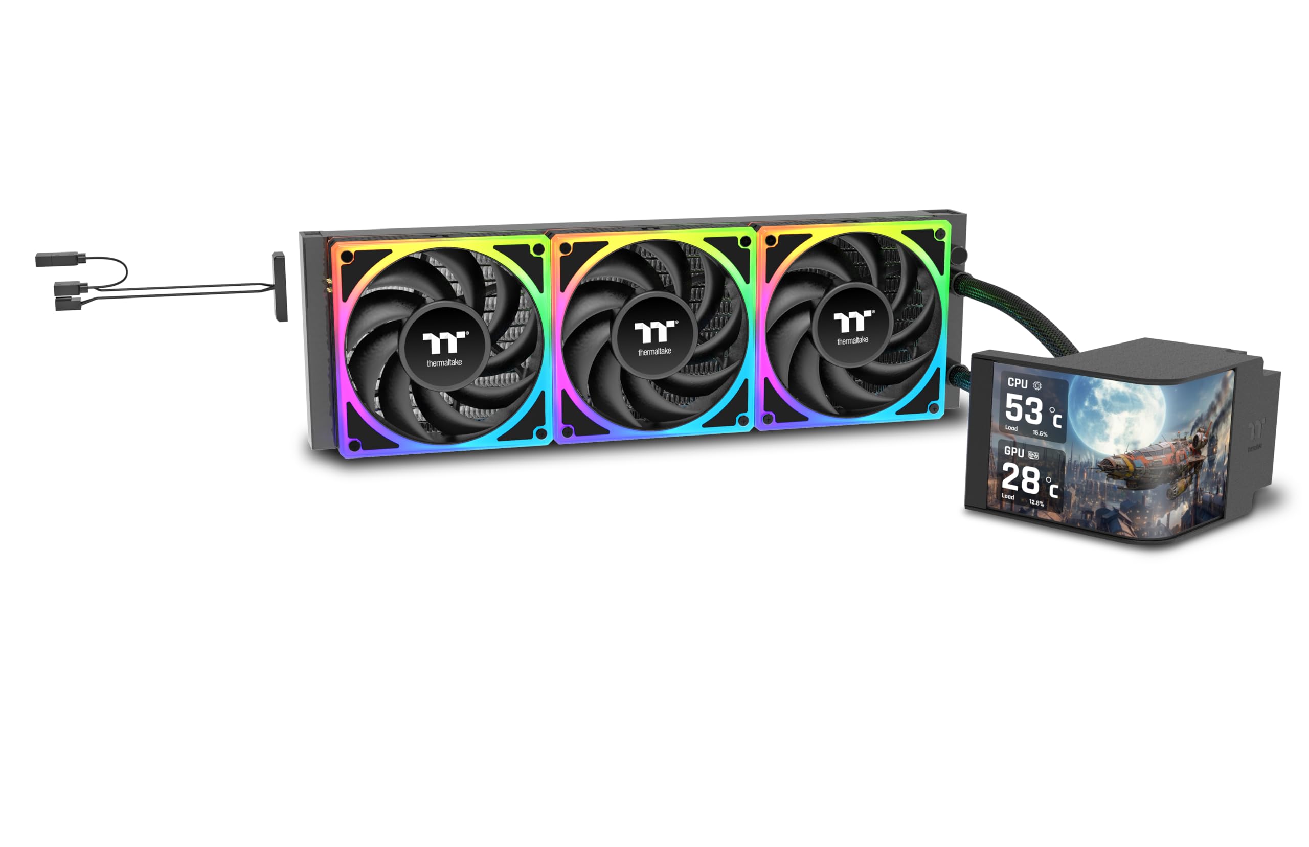 Thermaltake MAGCurve 360 All-in-One chłodzenie cieczą ARGB Czarny