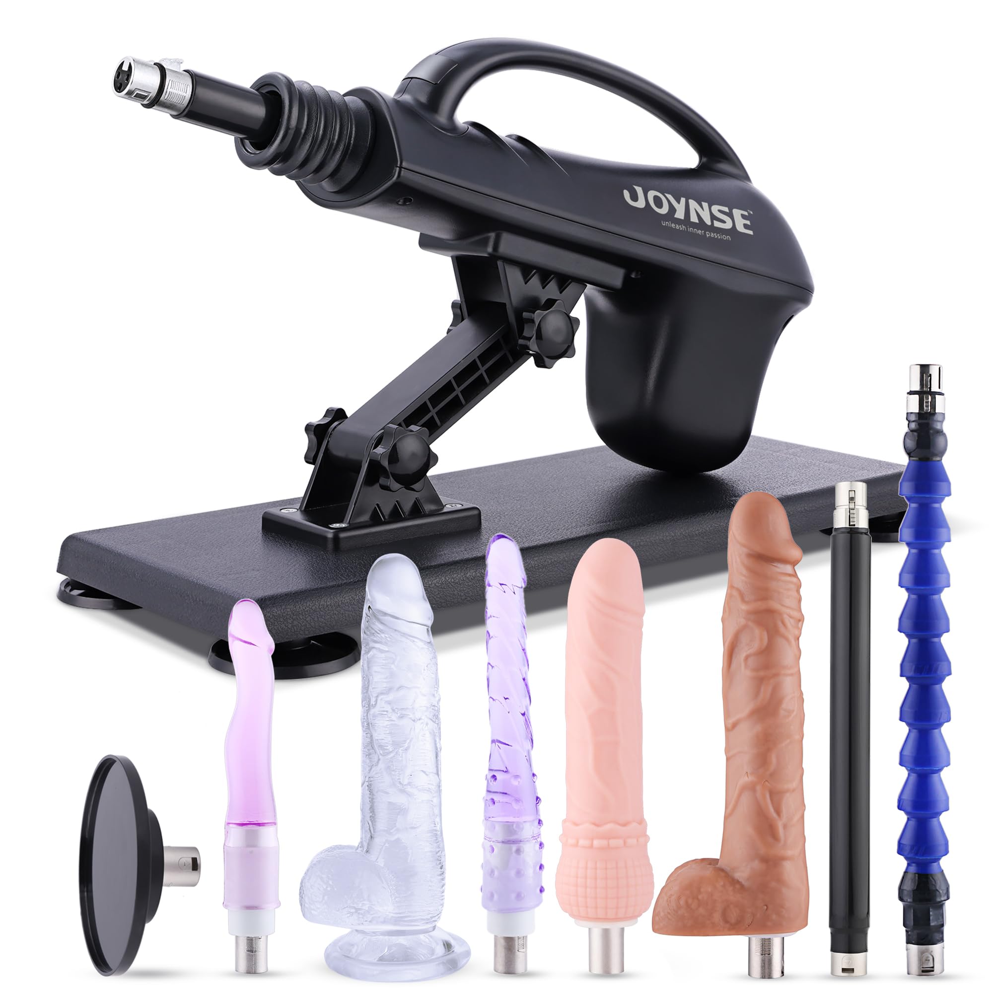 sex machine joynse thrusting machine with suction cup adapter 3xlr connector love machine dildo machine with 8 attachments