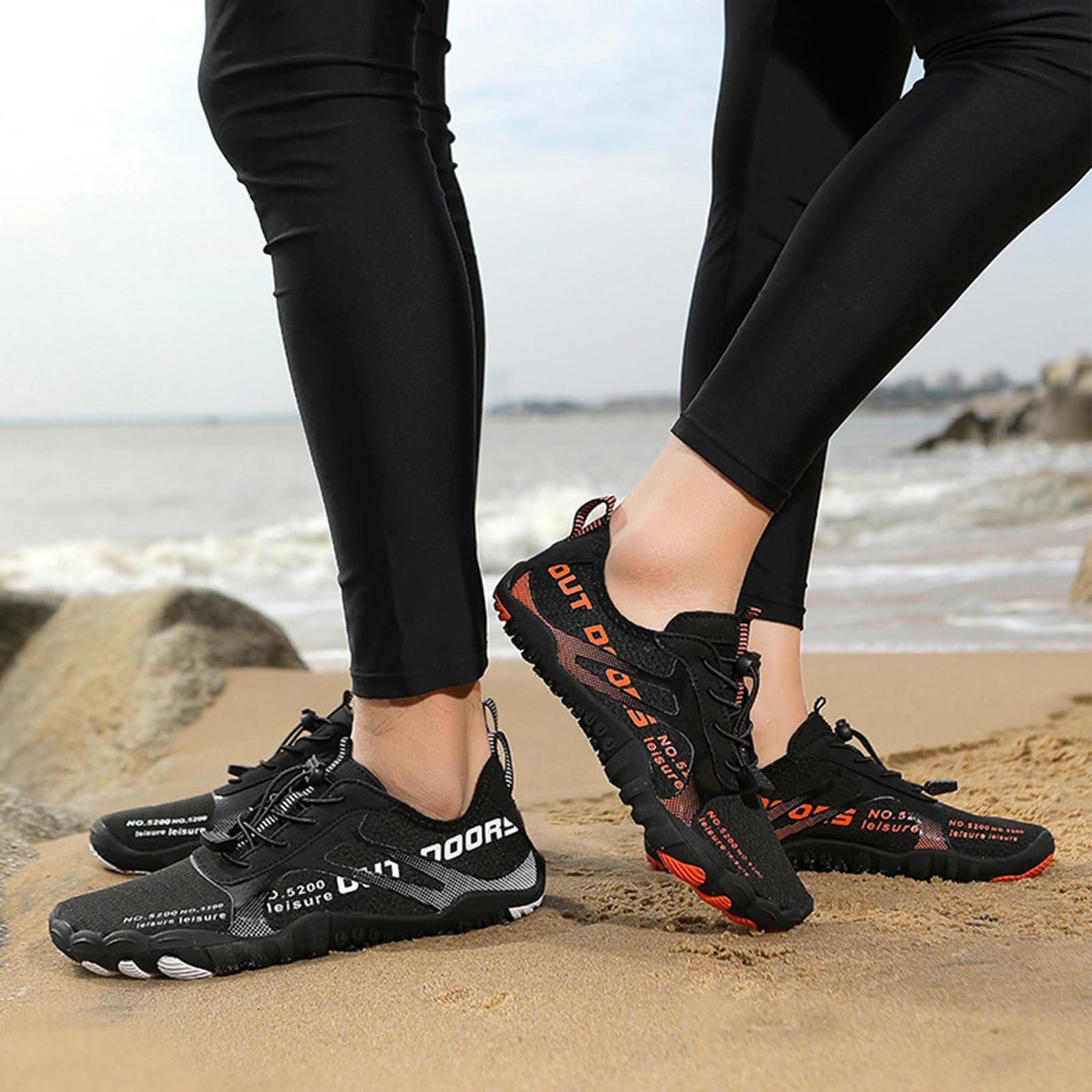 Scarpe da Scoglio Uomo Donna Punta Larga Scarpe A Piedi Nudi Leggere