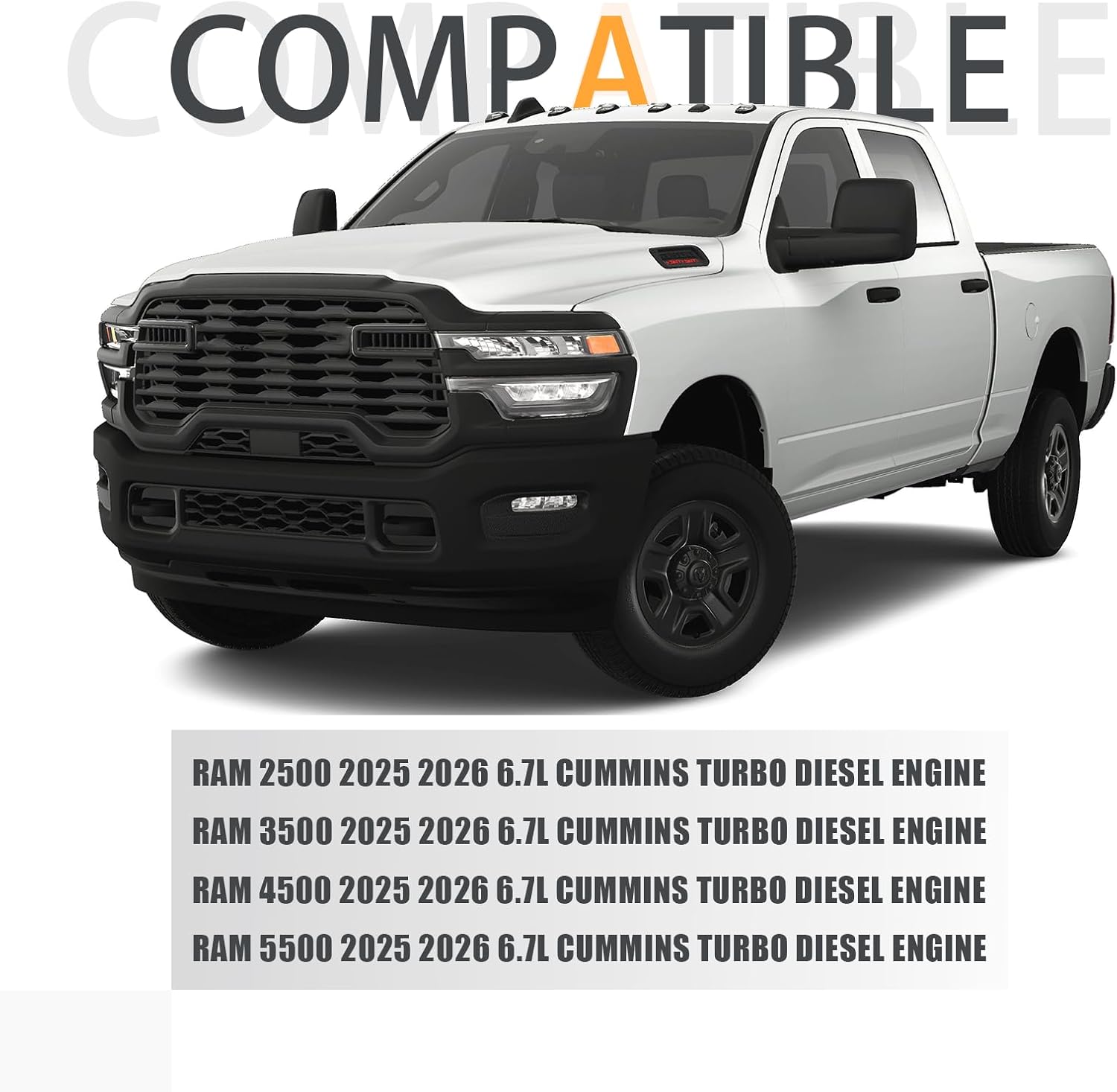 68677810AA Oil Filter Compatible with 2025-2026 Ram 2500 3500 4500 5500 6.7L Cummins Turbo Diesel Engine