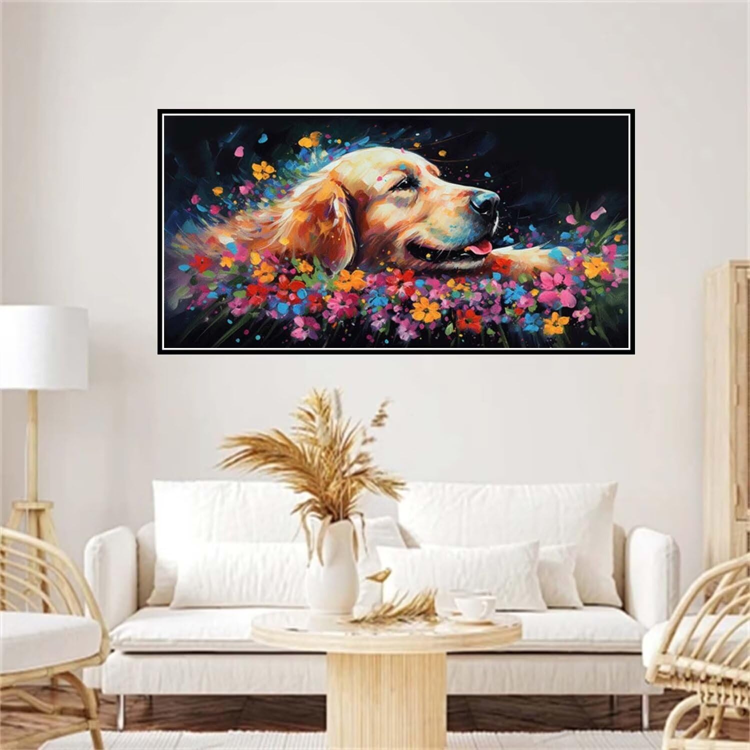 Kit De Peinture Diamant 5D à Faire Soi-même - Mosaïque De Rivière - Broderie De Maison - Décoration De Ferme - A5 - 60 X 80 Cm