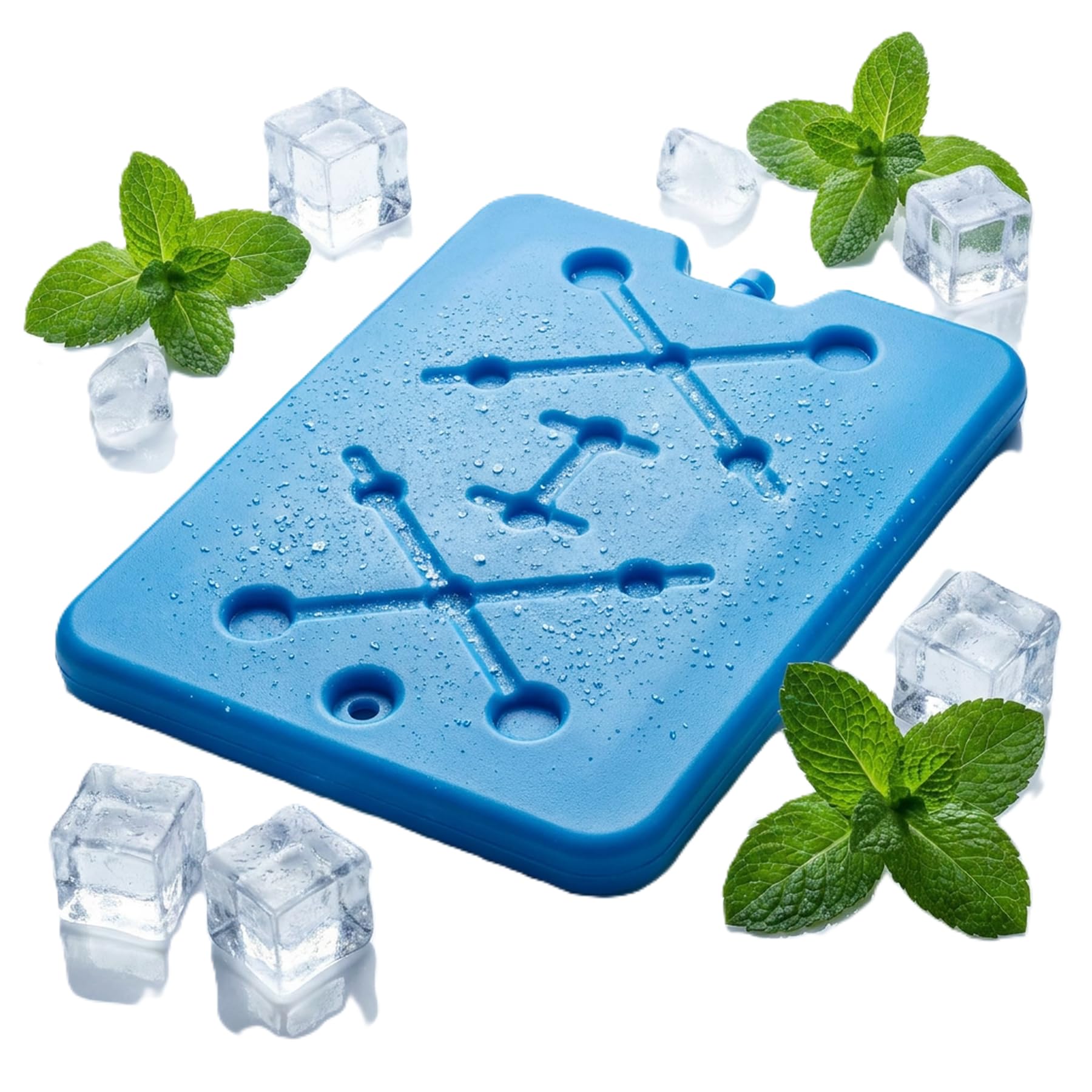 A2Z Reusable Freezer Cool Board Ice Pack for Cool Bags Lunch Boxes Picnic Cooler Bags - Freezer Board 1329 Blue