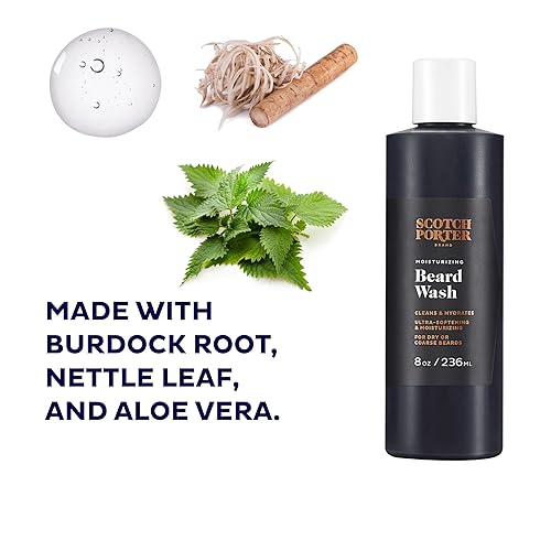 Miniatura 6 de Scotch Porter Acondicionador hidratante para barba para lavar e hidratar y nutrir la barba  Formulado con ingredientes no tóxicos, libre de