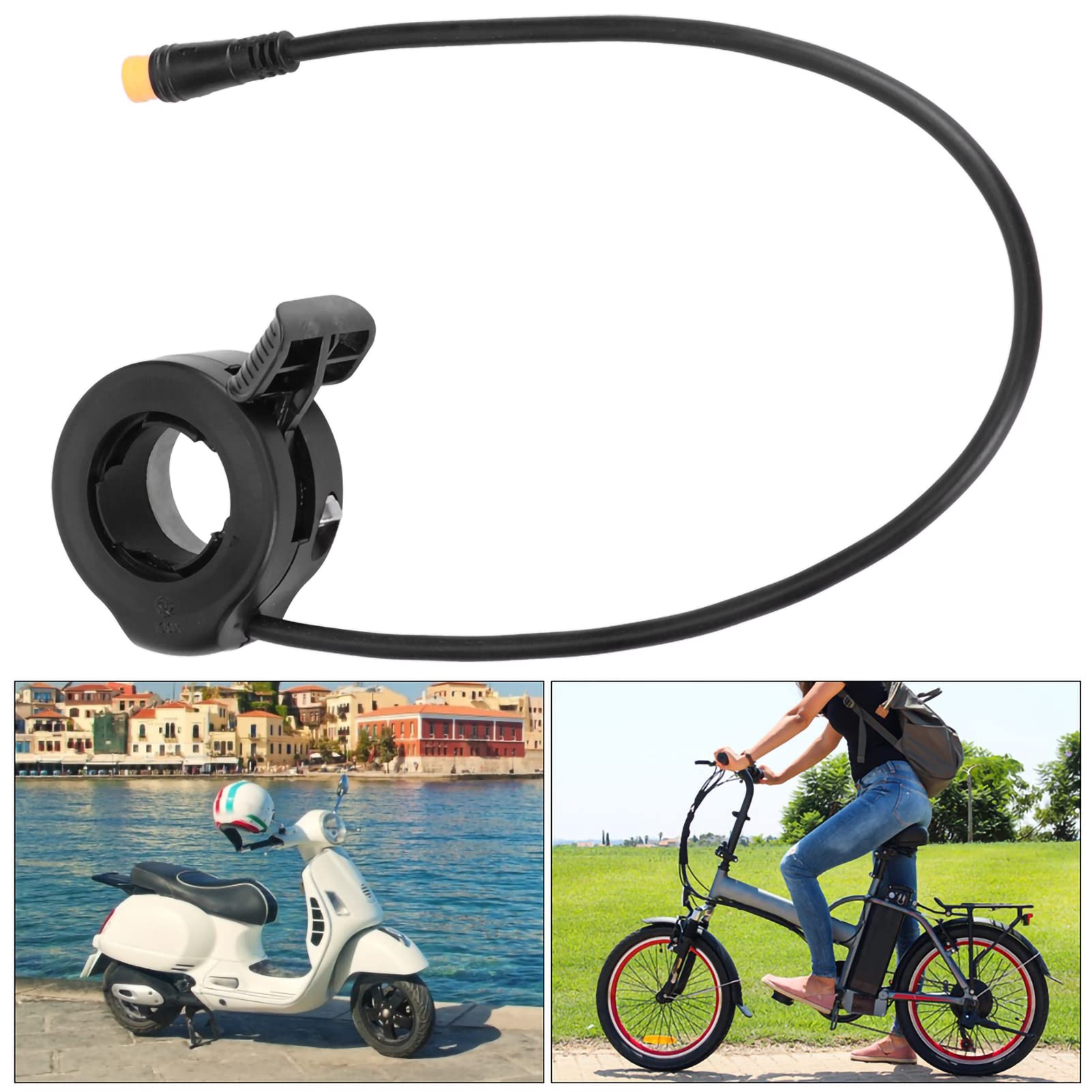 MAGT Manetka gazu pod kciukiem, pedał gazu, rower elektryczny, 130 x, rower elektryczny z gazem NA kciuk, elektryczny GAZ NA kciuk, przyłącze do roweru
