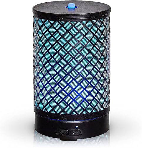 Miniatura 10 de AROMAR Difusor de aceite ultrasónico esencial, humidificador de niebla fría y difusor de metal de aromaterapia para aceites esenciales con apagado