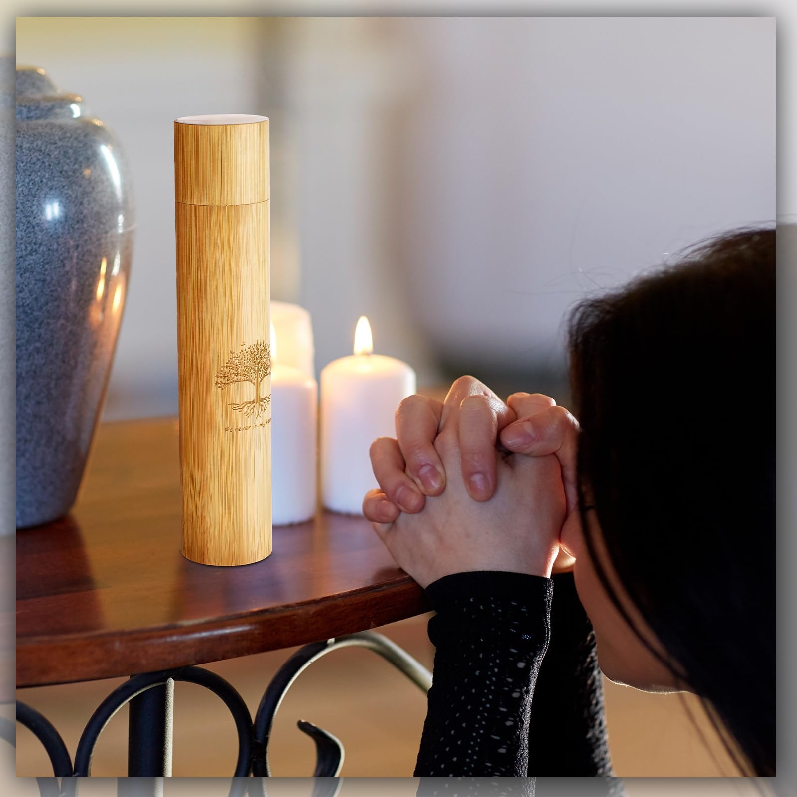 4 piccole urne sparse per ceneri umane per adulti, tubi da spargere per ceneri umane (4)