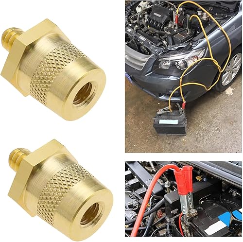 The Lord of the Tools Adaptador de poste de batería M6, extensor negativo y positivo, extensor de perno de liberación de terminales de batería,