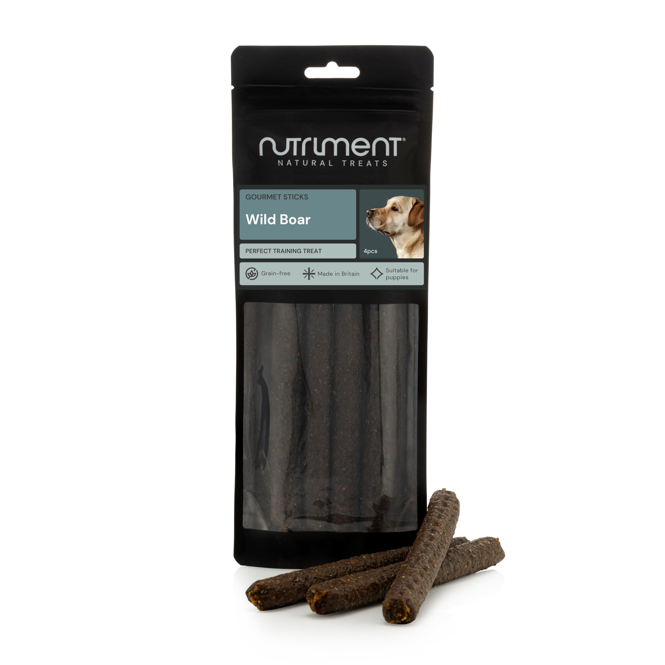 Natural Treats Gourmet Sticks Wild Boar (4pcs) Highly Digestible Grain Free Treats โ image 1