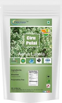 neotea Aerva Lanata Powder 100gm 3.52 OZ | Mountain Knot Grass | Ciru Pulai | Cherula Powder | Herbal Supplement | Natural Detox | Ayurvedic Medicine | Pure and Organic.