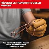 SWISSINNO Piège à Campagnols – Piège Mécanique en Métal pour Galeries Souterraines – Réutilisable, Robuste et Facile à Installer – 2 Pièges - 7