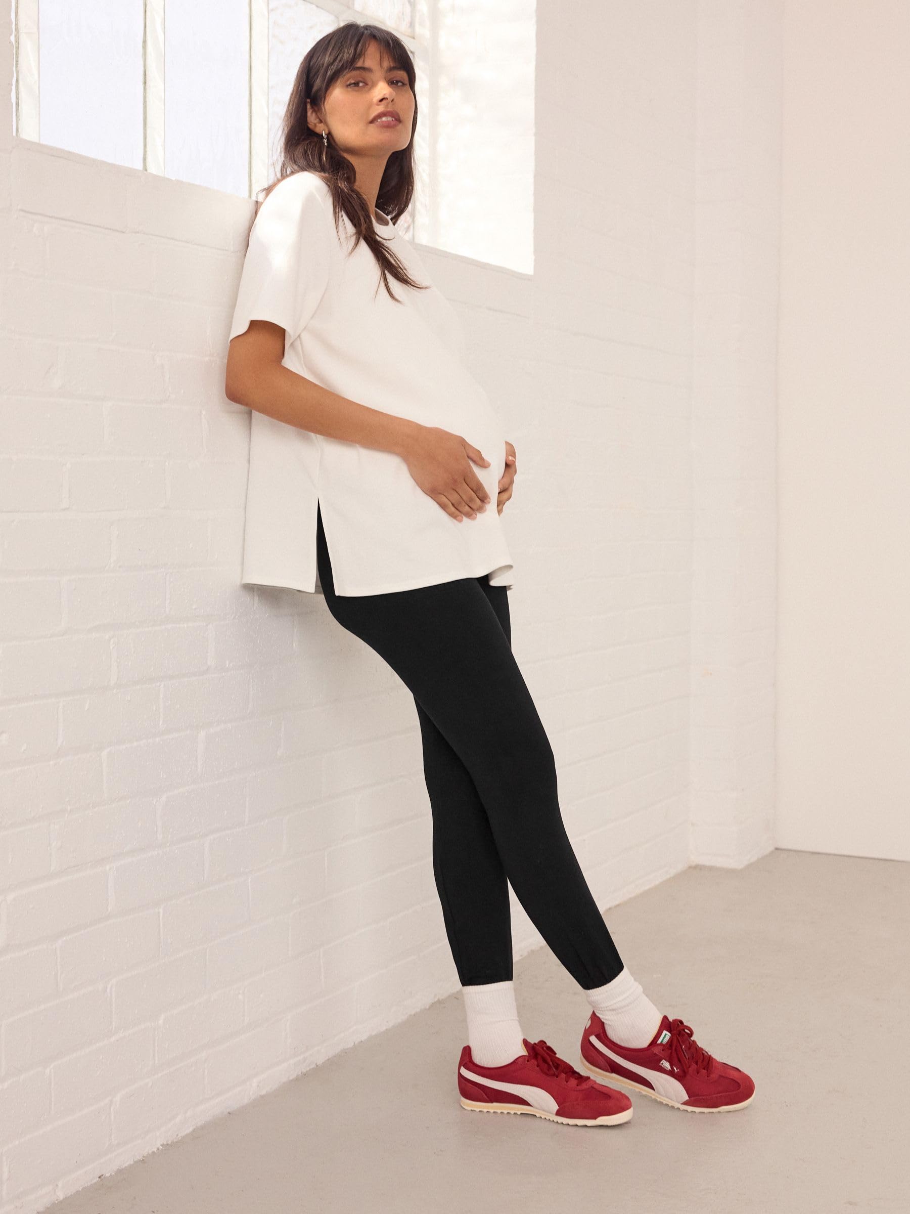 NEXT Damen 2er-Pack Leggings, Umstandsmode