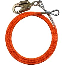Steel Core Flip Line, 1/2 in x 12 ft - USA Made, Steel Swivel, Arborist Equipment
