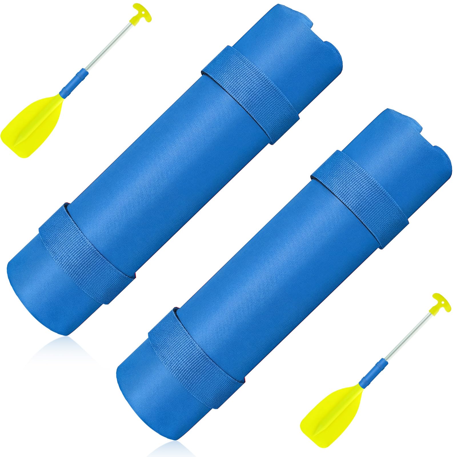 Deekin 4 Pack Paddle Float for Flotation Kayak Sports Canoe Surf Paddleboarding Visibility Gifts (Sky Blue)