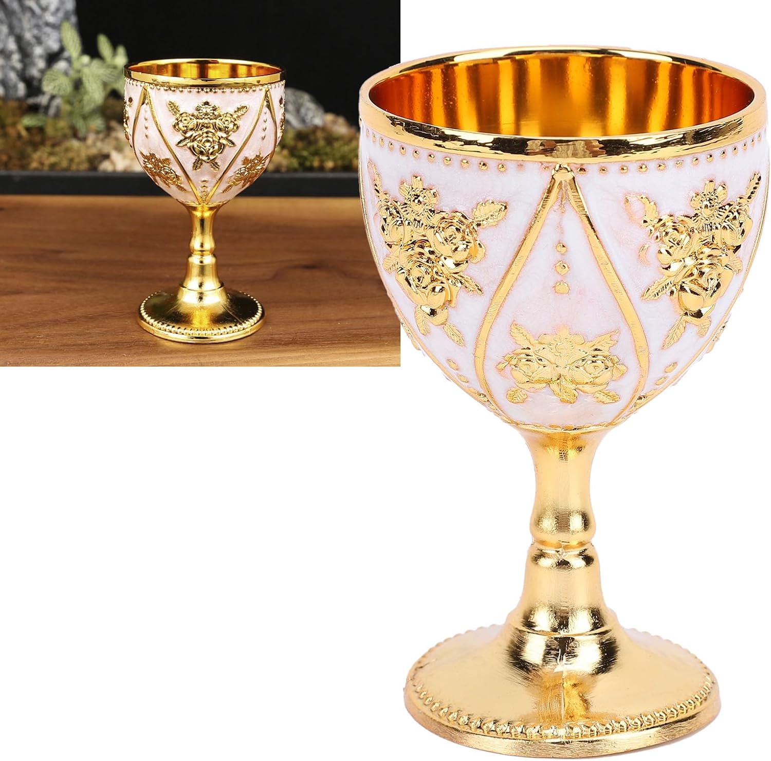 Vintage Chalice Medieval Goblet, Hand Made Vintage Pure Copper