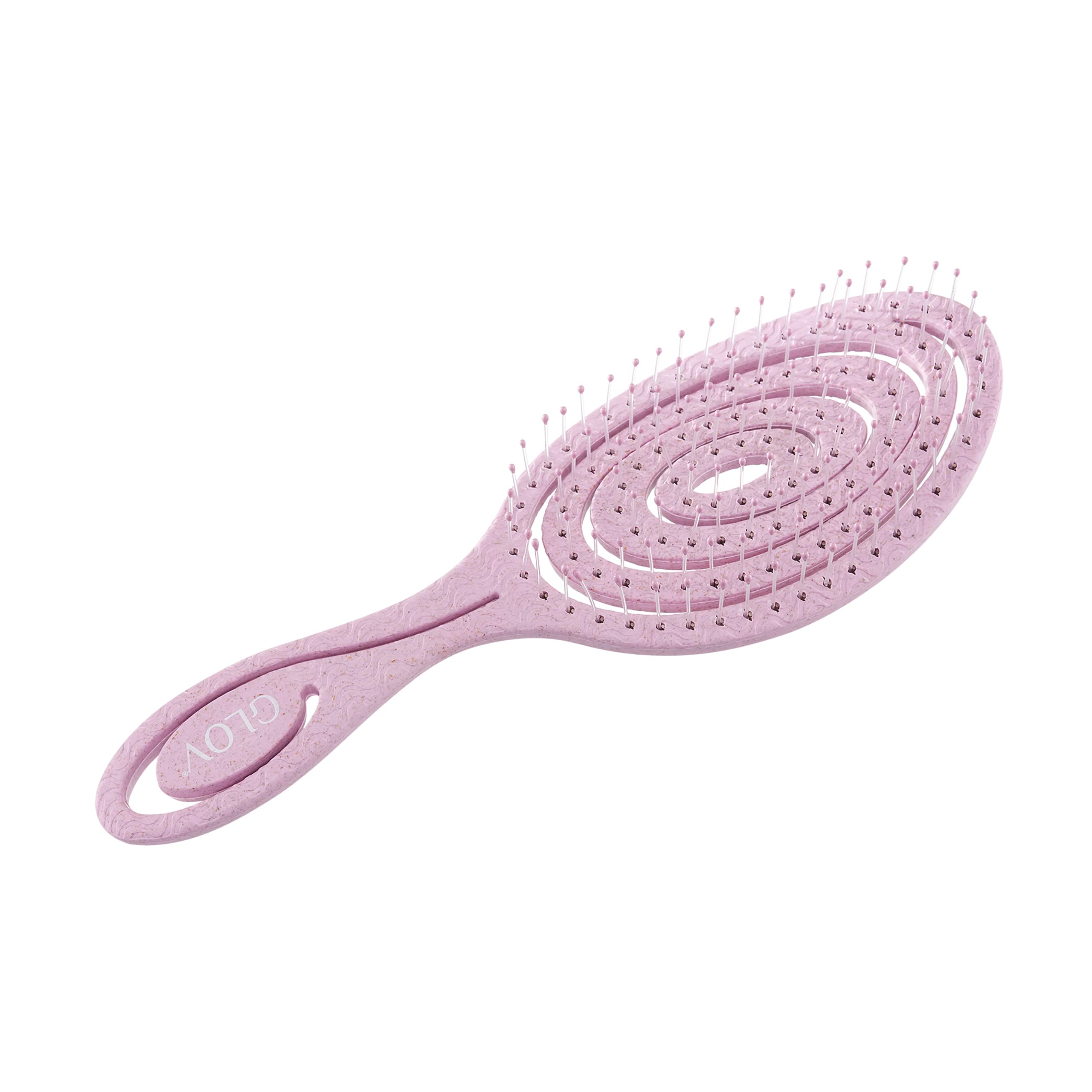 Glov Biobased Hair Brush Flexible Design Detangling and Conditioning Brush for All Hair Types Travel-friendly Grooming Tool Enhances Scalp Circulation Everyday Use - Image 2