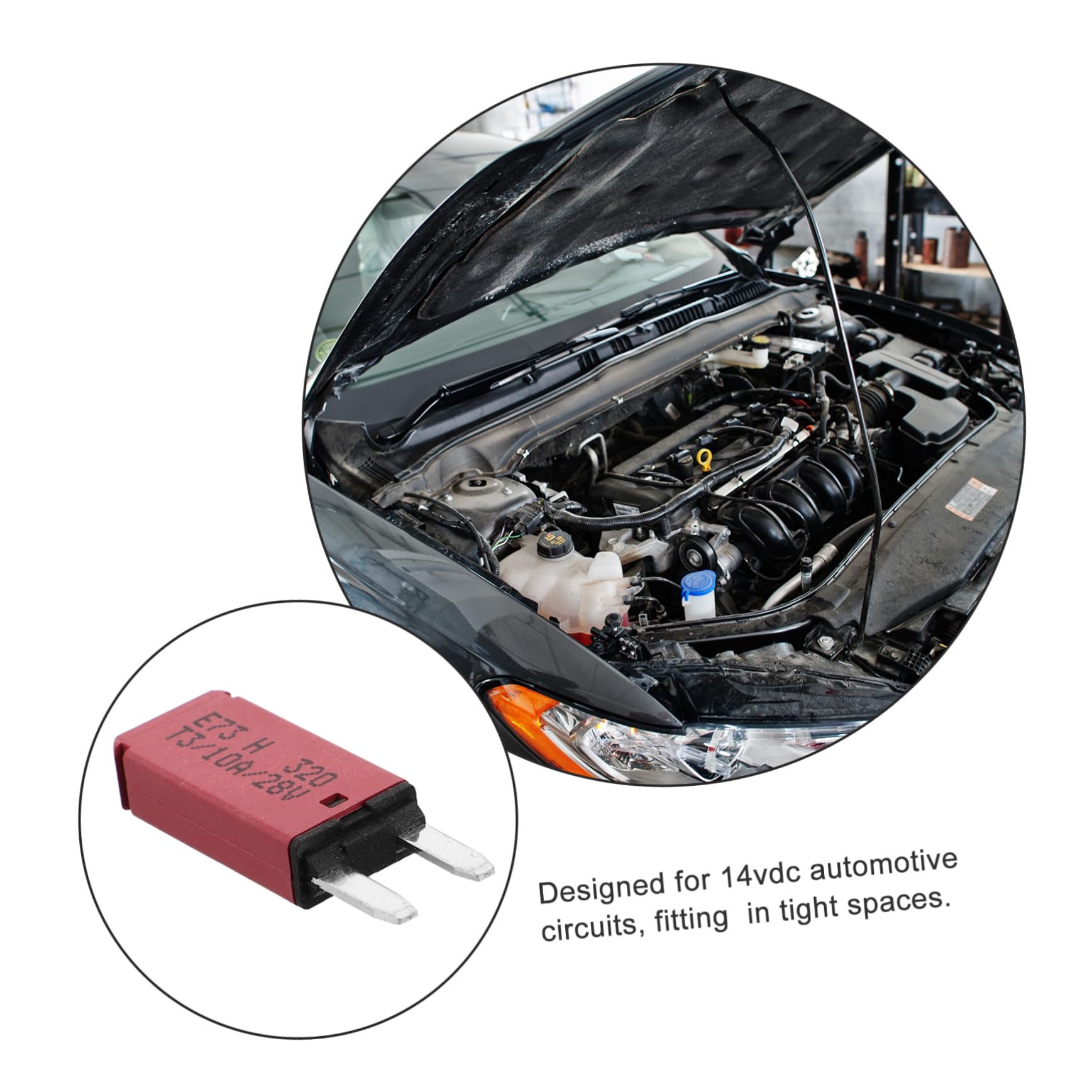 8 Stück Kleiner Sicherungsset für Auto und Wohnmobil, 14vdc