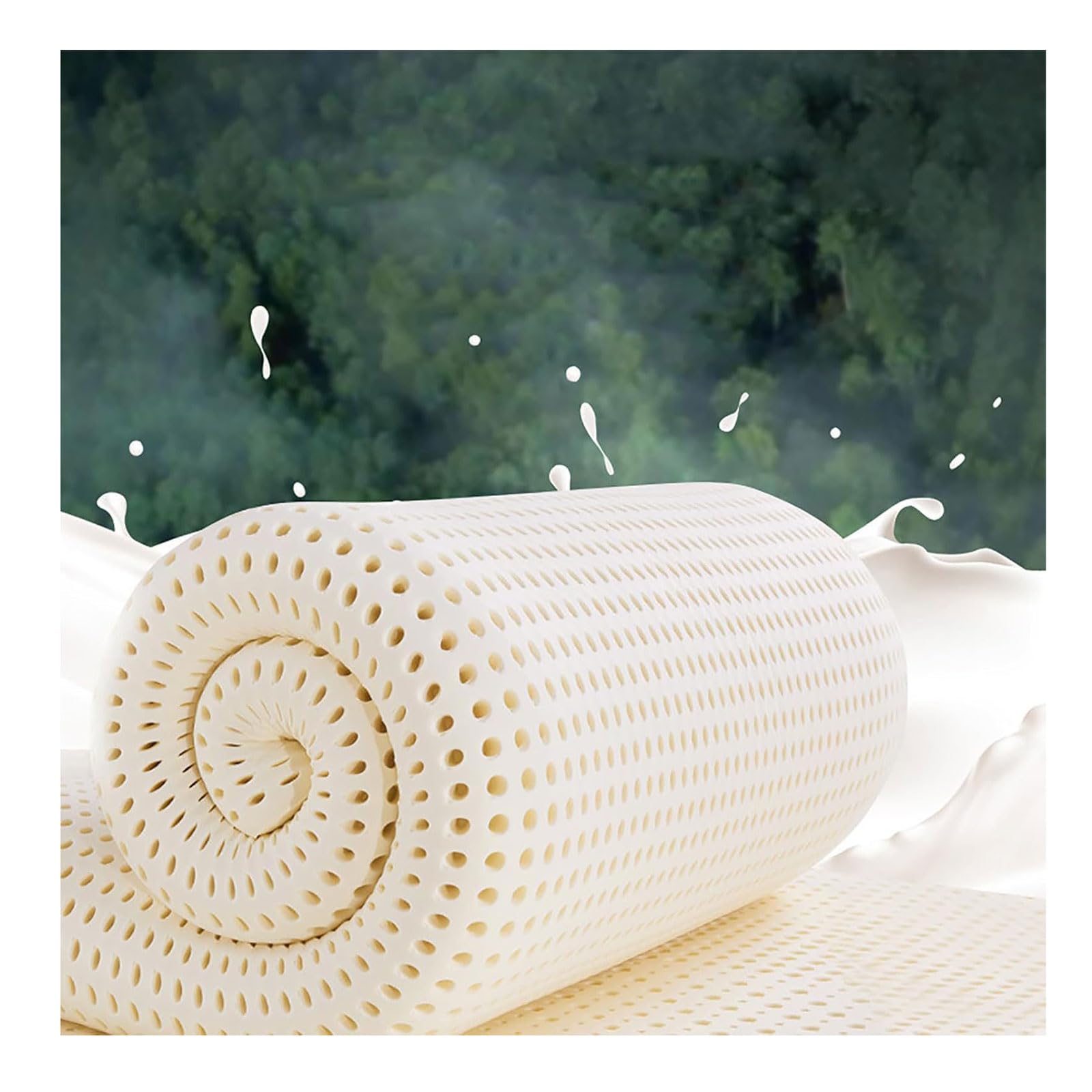 Soulager le mal de dos avec ce surmatelas en latex naturel 120x190