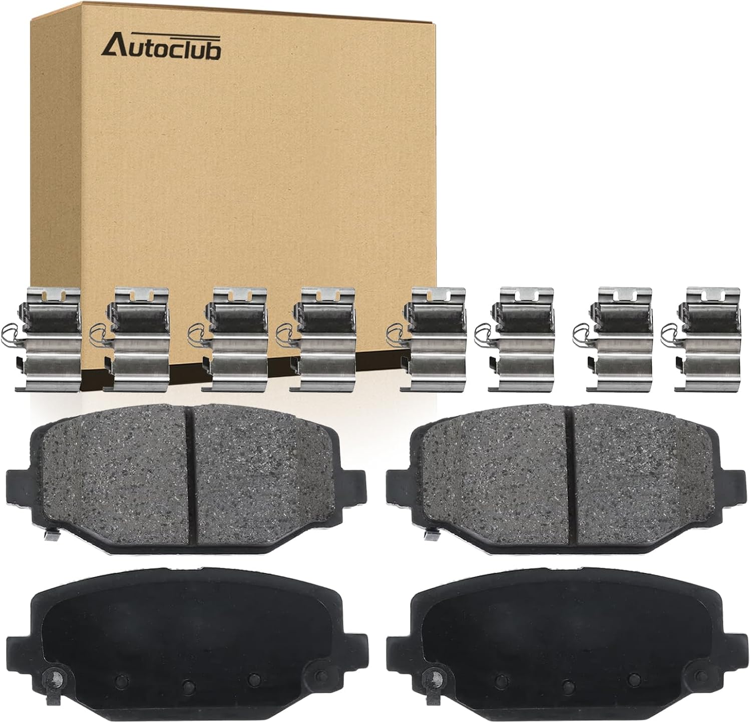 AUTOCLUB Brake Pads Rear for 2012 2013 2014 2015 2016 2017 2018 2019 2020 Dodge Grand Caravan Journey, 2012 2013 2014 2015 Ram C/V Chrysler Town & Country, for Volkswagen Routan Brakes Replacement