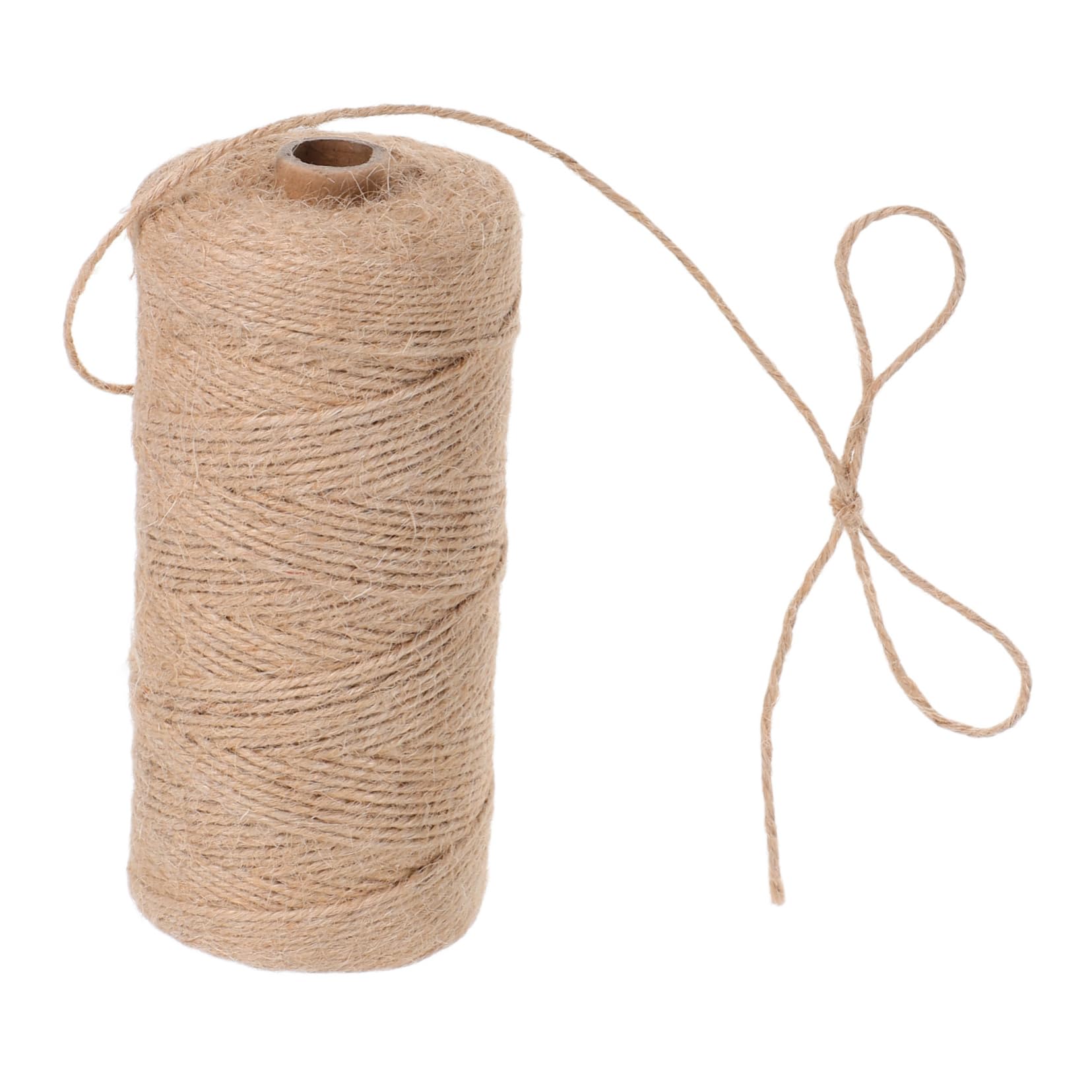 Balacoo 1 Roll Natural Jute Twine Thick String for Crafting Gardening Wrapping and Wedding Decorations Durable Strong Bundling Twine for Indoor and Outdoor Use